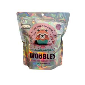 *Sold out online* Woobles Paige the Red Panda Cupcake Crochet Kit - Never Opened
